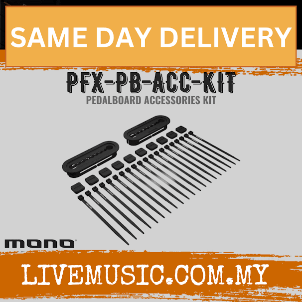 MONO Pedalboard Accessories Kit - Black (PFX-PB-ACC-KIT)