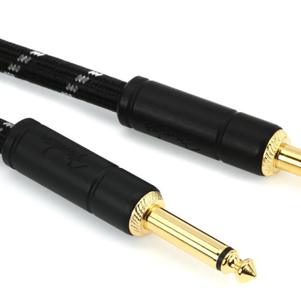 Fender Deluxe Series Instrument Cable, 18.6ft - Black Tweed