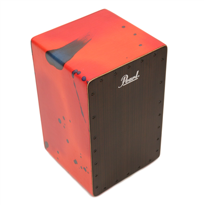 Pearl PBC120B Primero Cajon with Bag - Abstract Red (PBC-120B)