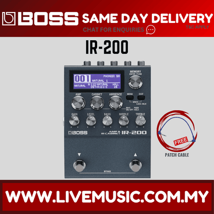 Boss IR-200 Amp and IR Cabinet Pedal ( IR200 )