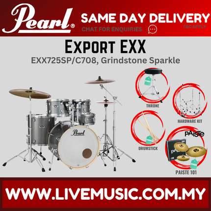 Pearl Export EXX 5-Piece Drum Set with Paiste101 Cymbals Set ( EXX725SP/C )