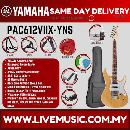 Yamaha Pacifica PAC612VIIX-MSB Electric Guitar - ( PAC 612VIIX / PAC-612VIIX )