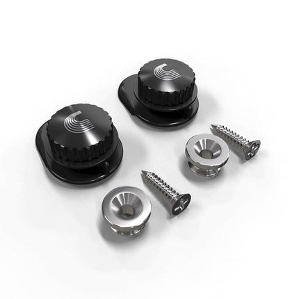 D'Addario PW-SLS-02 Planet Waves Universal Strap Lock System - Nickel (PWSLS02/PWSLS-02/DAddario)