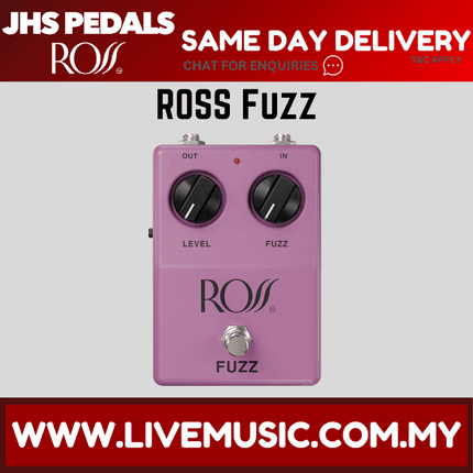 JHS ROSS Fuzz Guitar Effects Pedal