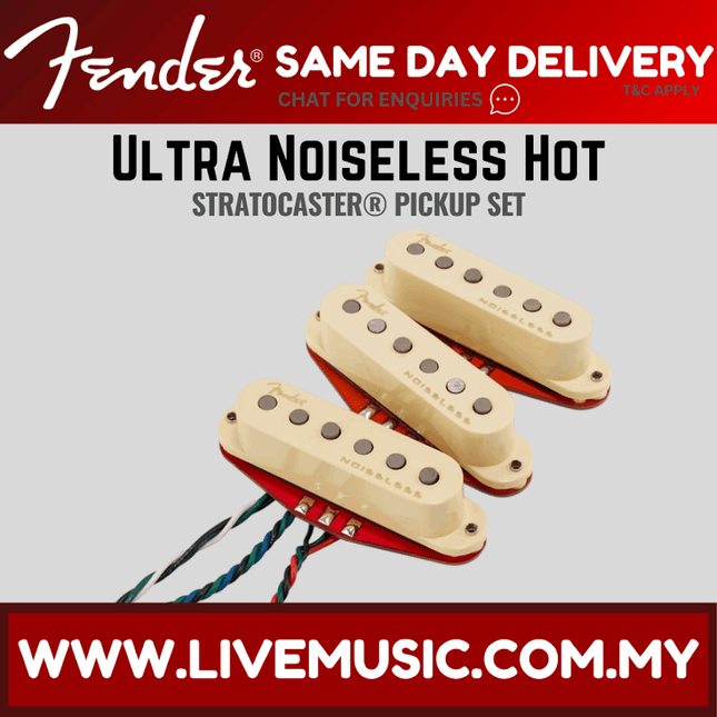 Fender Ultra Noiseless Hot Strat Pickups Set