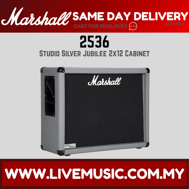 Marshall 2536 Silver Jubilee 140watt 2x12inch Extension Cabinet