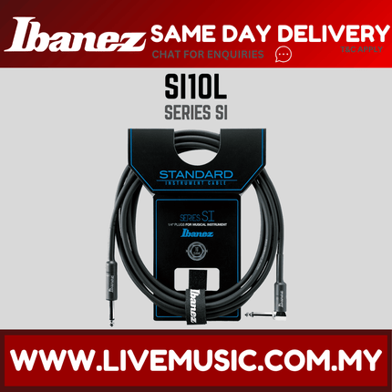 Ibanez SI10L Guitar Instrument PVC Cable - 10ft ( SI10-L / SI10 L )