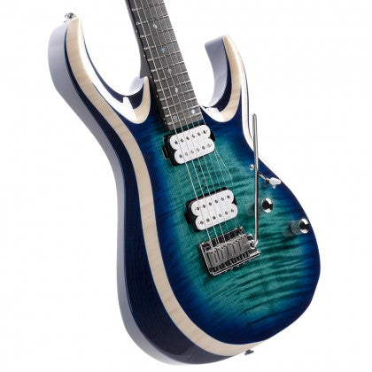Cort X Series X700 Duality Electric Guitar Ebony Fretboard with Bag - Light Blue Burst (X-700 X 700)