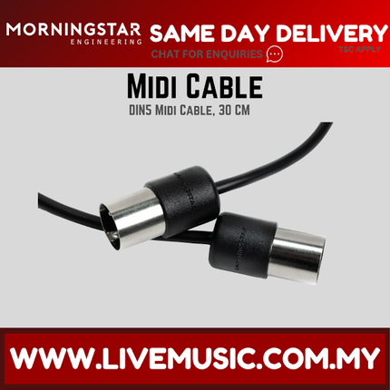 Morningstar DIN5 Midi Cable, 30 CM