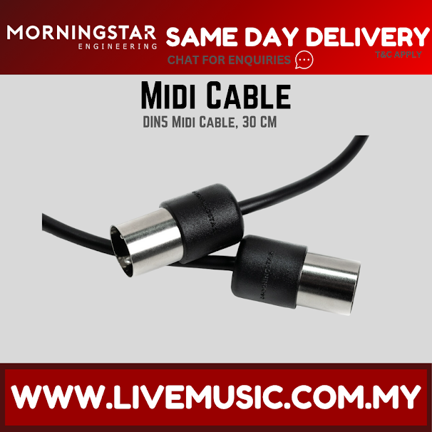 Morningstar DIN5 Midi Cable, 30 CM