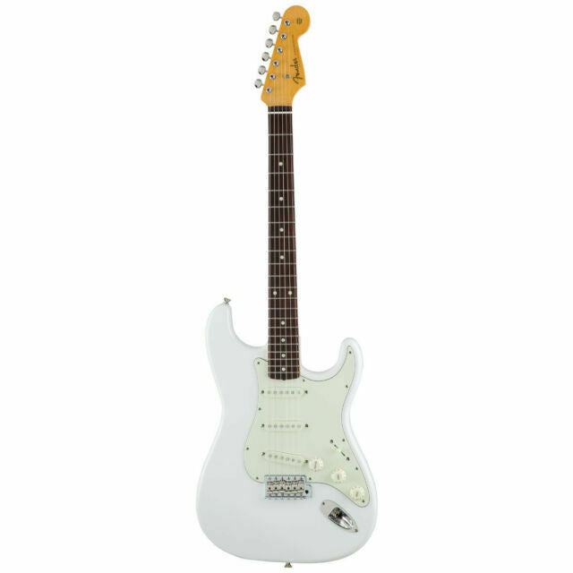 Fender Japan Traditional II 60s Stratocaster Electric Guitar, RW FB, Olympic White