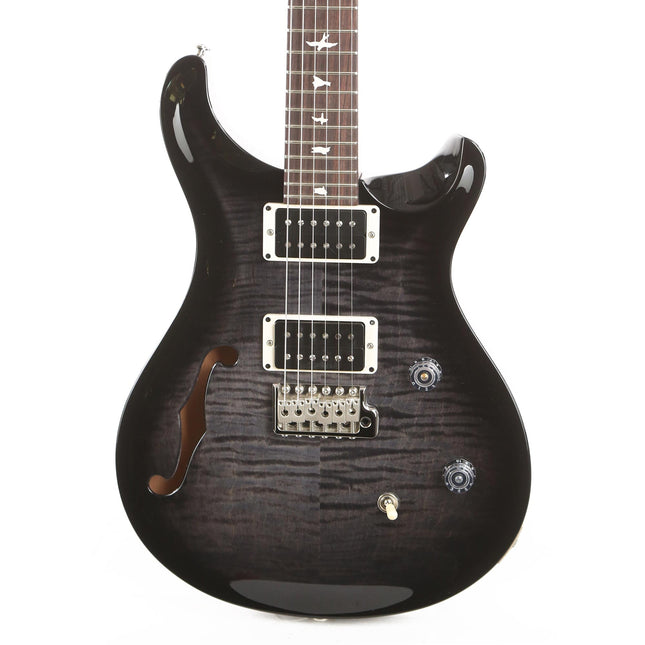 PRS CE24 Satin Electric Guitar w/Bag, Custom Color, Faded Grey Black Smokeburst (CE24)
