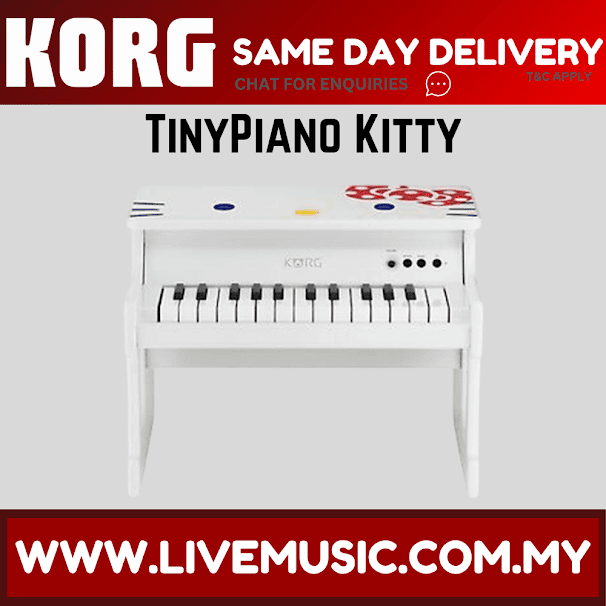 Korg tinyPIANO Hello Kitty - Black / White ( Tiny-Piano Kitty / Tiny Piano Kitty )