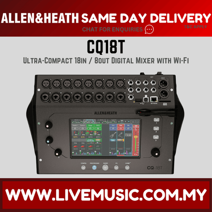 Allen & Heath CQ18T 16-Channel Compact Digital Mixer ( CQ-18T / CQ 18T )