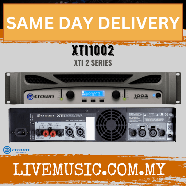 Crown XTi1002 Two-channel, 500W Power Amplifier ( XTi 1002 / XTi-1002 )