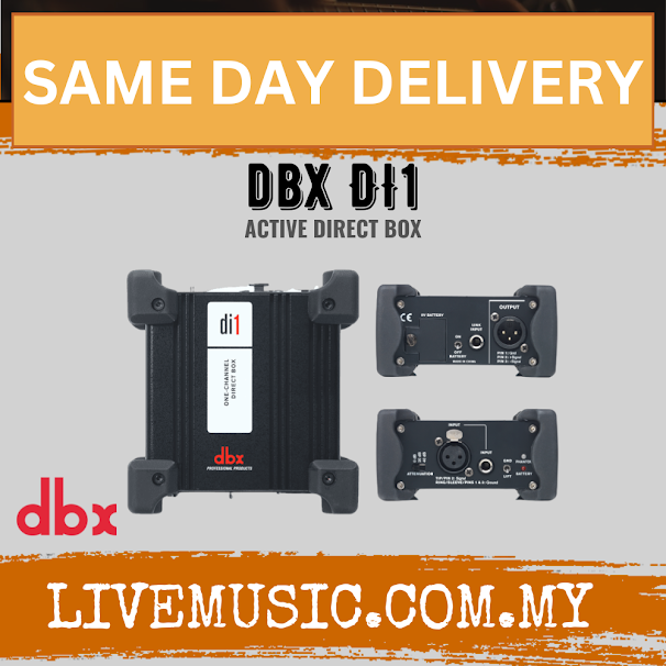 Dbx By Harman Di1 Active Direct Box ( DbxDi1 / Dbx Di1 )