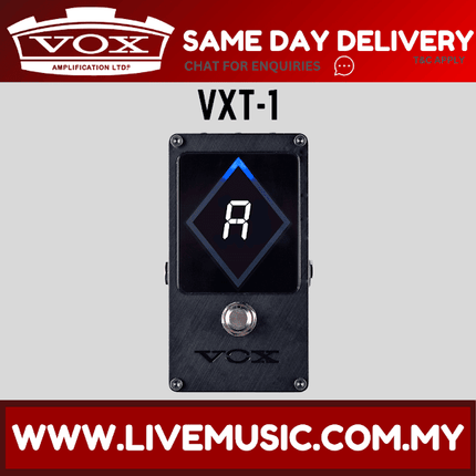 Vox VXT1 Strobe Pedal Tuner (VXT-1/VXT 1)