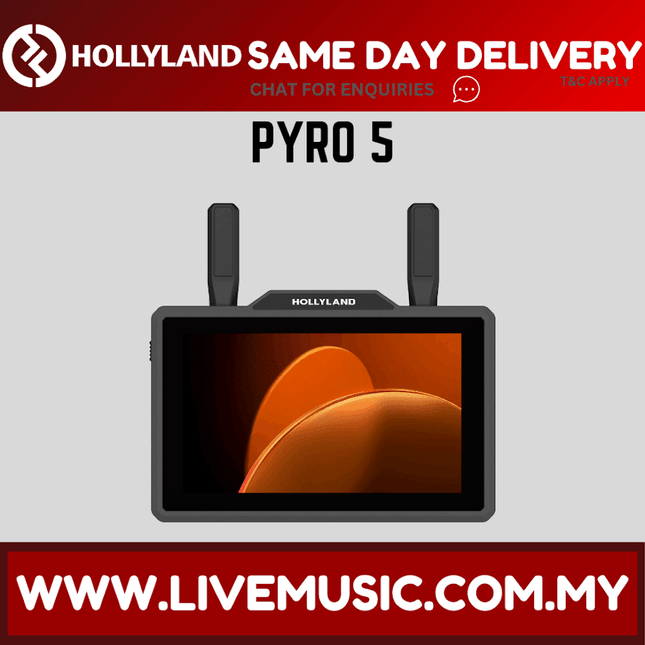 Hollyland Pyro 5 Wireless Transceiving Monitor ( PYRO5 / PYRO-5 )
