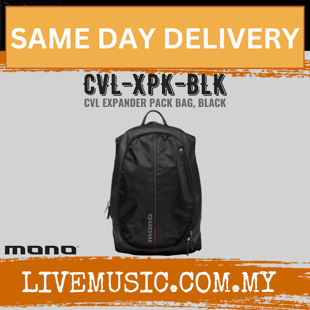 MONO CVL Expander Backpack - Black (CVL-XPK-BLK)