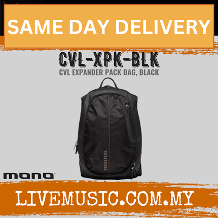 MONO CVL Expander Backpack - Black (CVL-XPK-BLK)