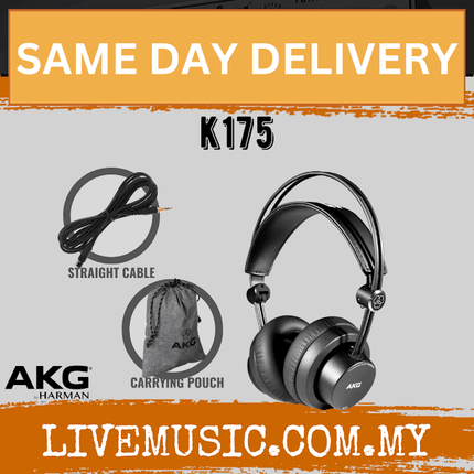 AKG K175 On-Ear, Closed-Back Headphones (K-175)