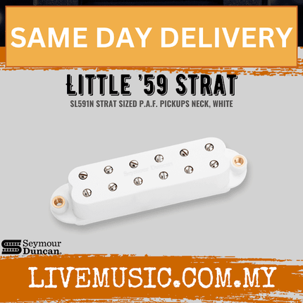 Seymour Duncan SL591N Little ’59 Strat Neck Pickup, Neck - White