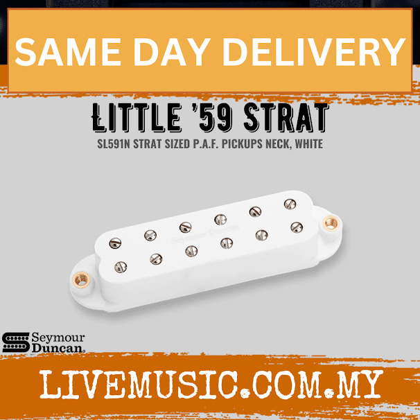 Seymour Duncan SL591N Little ’59 Strat Neck Pickup, Neck - White