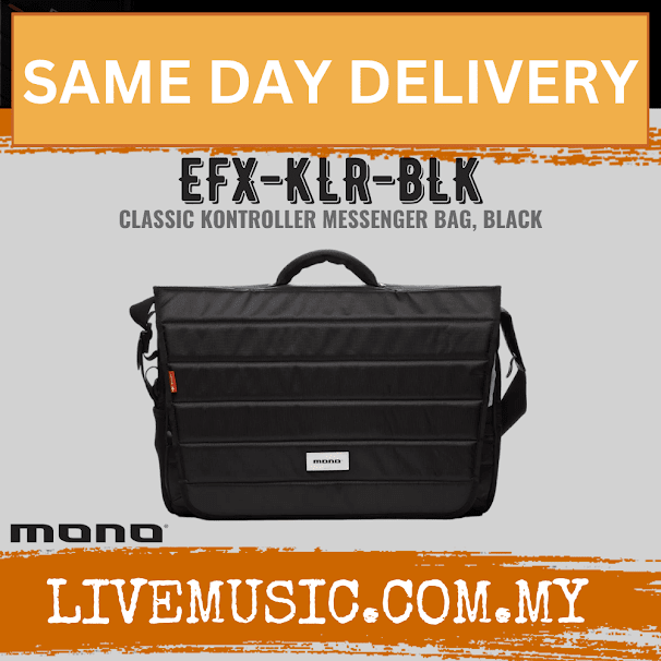 MONO Classic Kontroller Messenger Bag - Black (EFX-KLR-BLK)