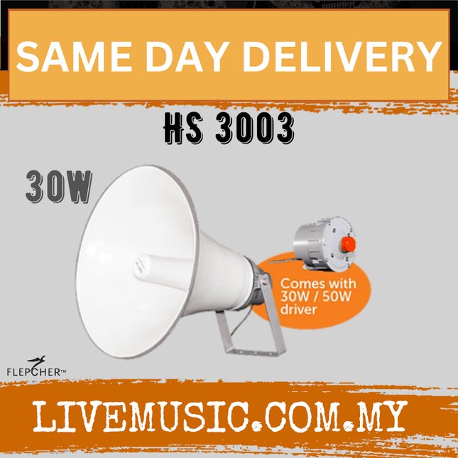 Flepcher HS-3003 Reflex Horn Speaker ( HS3003 / HS 3003 )