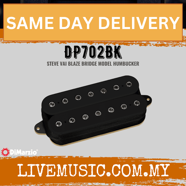 DiMarzio DP702BK Blaze Bridge 7-String Humbucker Pickup - Black (DP-702BK/DP 702BK)