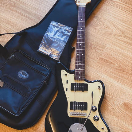 Fender Japan Inoran Signature Jazzmaster Electric Guitar, Rosewood Fretboard with Gig Bag - Black