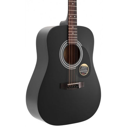 Cort AD810 - Acoustic Guitar with Gig Bag - Black (AD-810/AD810-BKS)