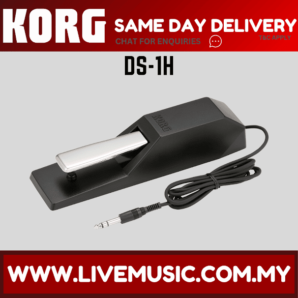 Korg DS-1H Damper Pedal For B1/D1/Sp280/Havian//Kross2/Krome/Kronos/Grandstage/Pa4x/Pa300/Pa700/Pa600MY/Pa1000 (DS1H)