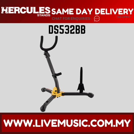 Hercules DS532BB Alto/Tenor Sax+1 Clarinet/Flute ST with Bag (DS-532BB/DS532-BB)