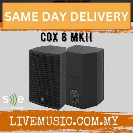 Se Audiotechnik COX 8 MKII Passive Speaker - Black (COX-8 COX8)