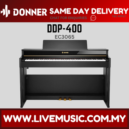 Donner DDP-400 Professional 88-Key Progressive Hammer Action Weighted Upright Digital Piano ( DDP 400 / DDP400 )
