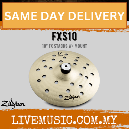 Zildjian 10" FX Spiral Stacker Cymbal (FXSPL10)