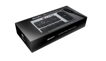 Zoom V6 Vocal Effect Processor Pedal With Shotgun Microphone And Voice Harmony (V 6/V-6)