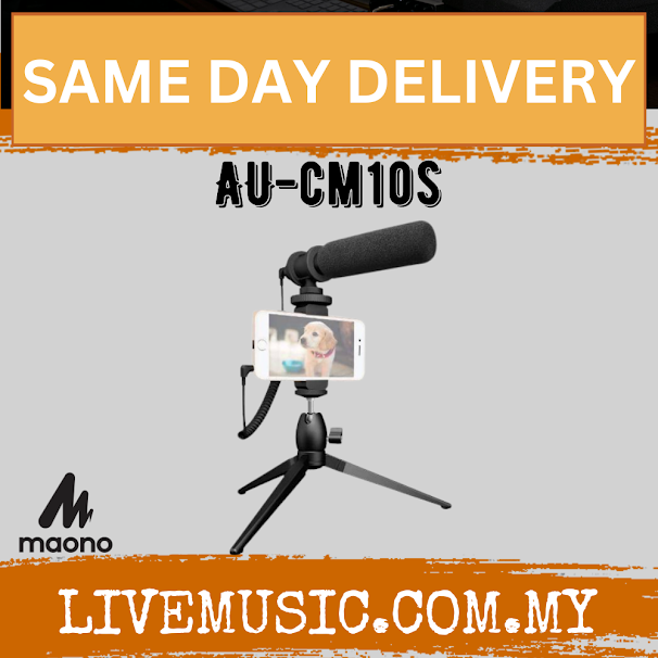 MAONO AU-CM10S Shotgun Microphone Kit Vlogging Interview Mic ( AU CM10S / AUCM10S )