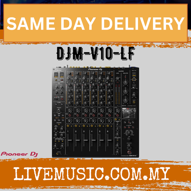 Pioneer DJ DJM-V10-LF 6-Channel Professional DJ Mixer (DJMV10LF/DJM V10 LF)