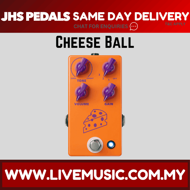 JHS Cheese Ball Distortion/Fuzz Guitar Effects Pedal