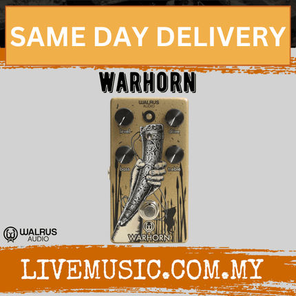 Walrus Audio Warhorn Mid-Range Overdrive Guitar Effects Pedal