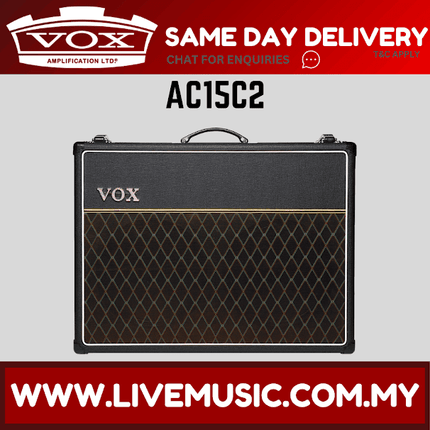 Vox AC15C2 2x12" 15-watt Tube Combo Amp ( AC 15C2 / AC15C2 )