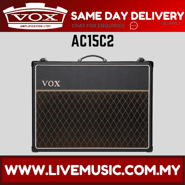 Vox AC15C2 2x12" 15-watt Tube Combo Amp ( AC 15C2 / AC15C2 )