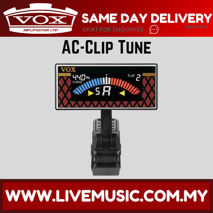 Vox Releases AC-Clip Tune Clip-on Guitar Tuner ( AC Clip / ACClip )