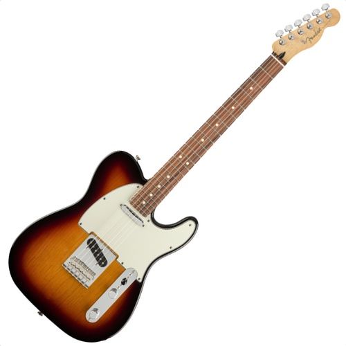 Fender Player Telecaster Electric Guitar, Pau Ferro Fretboard - 3-Tone Sunburst