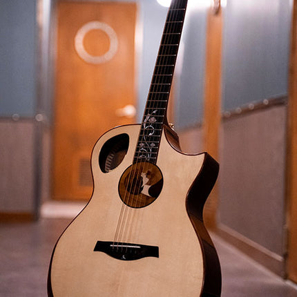 Cort Roselyn LE Limited Edition Acoustic-Electric Guitar with Bag - Natural Glossy (RoselynLE/Roselyn-LE)