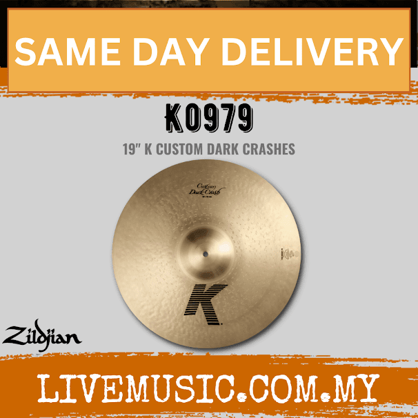 Zildjian 20" K Series Custom Dark Crash Cymbal (K0979)