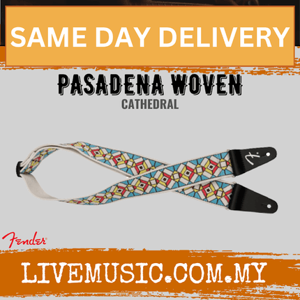 Fender Pasadena Woven Guitar Strap, Cathedral