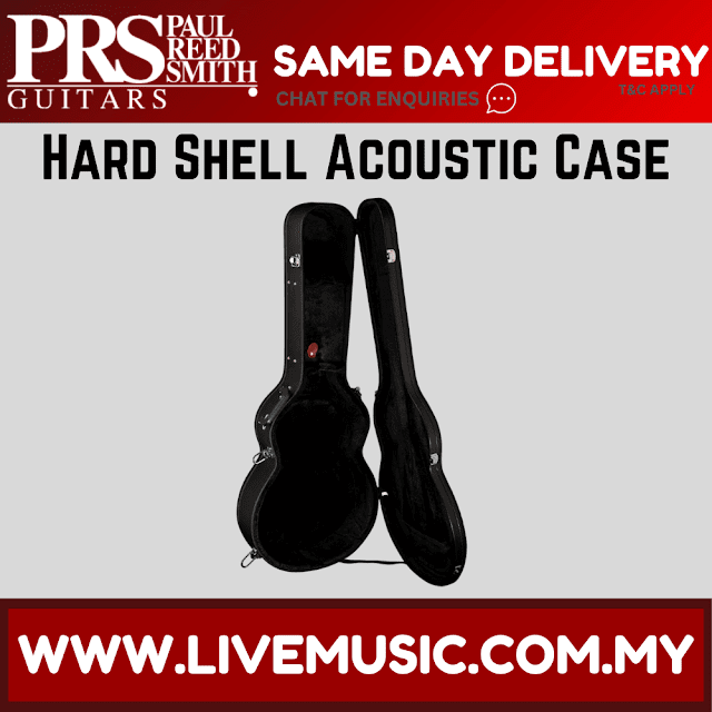 PRS Hard Shell Acoustic Case, Black